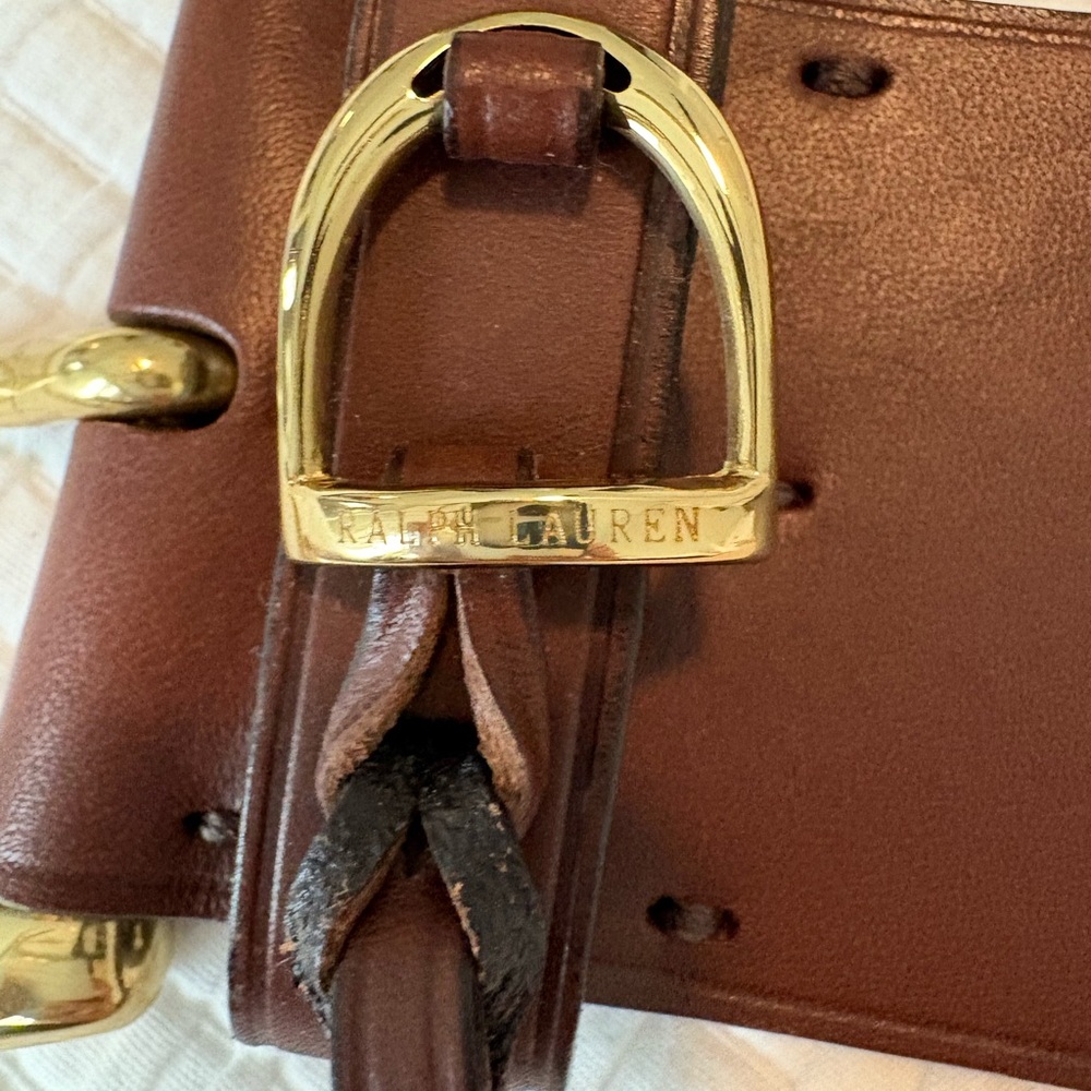 Ralph Lauren Belt Dark Brown XS/S - Picture 3 of 10